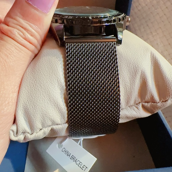 Joseph Abbots Watch Mesh Metal Band Base Metal Bezel NIB - Picture 6 of 8